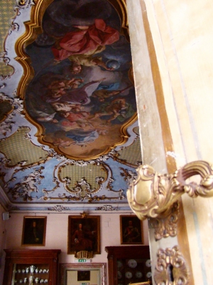 Affreschi sui soffitti di &quot;Palazzo Asmundo&quot;